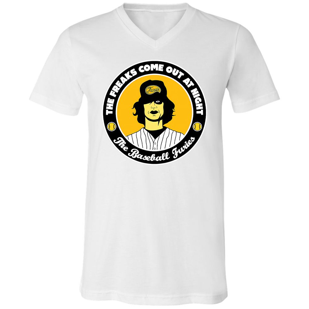 Unisex V-Neck T-Shirt - LVYPQWQS - White - 1
