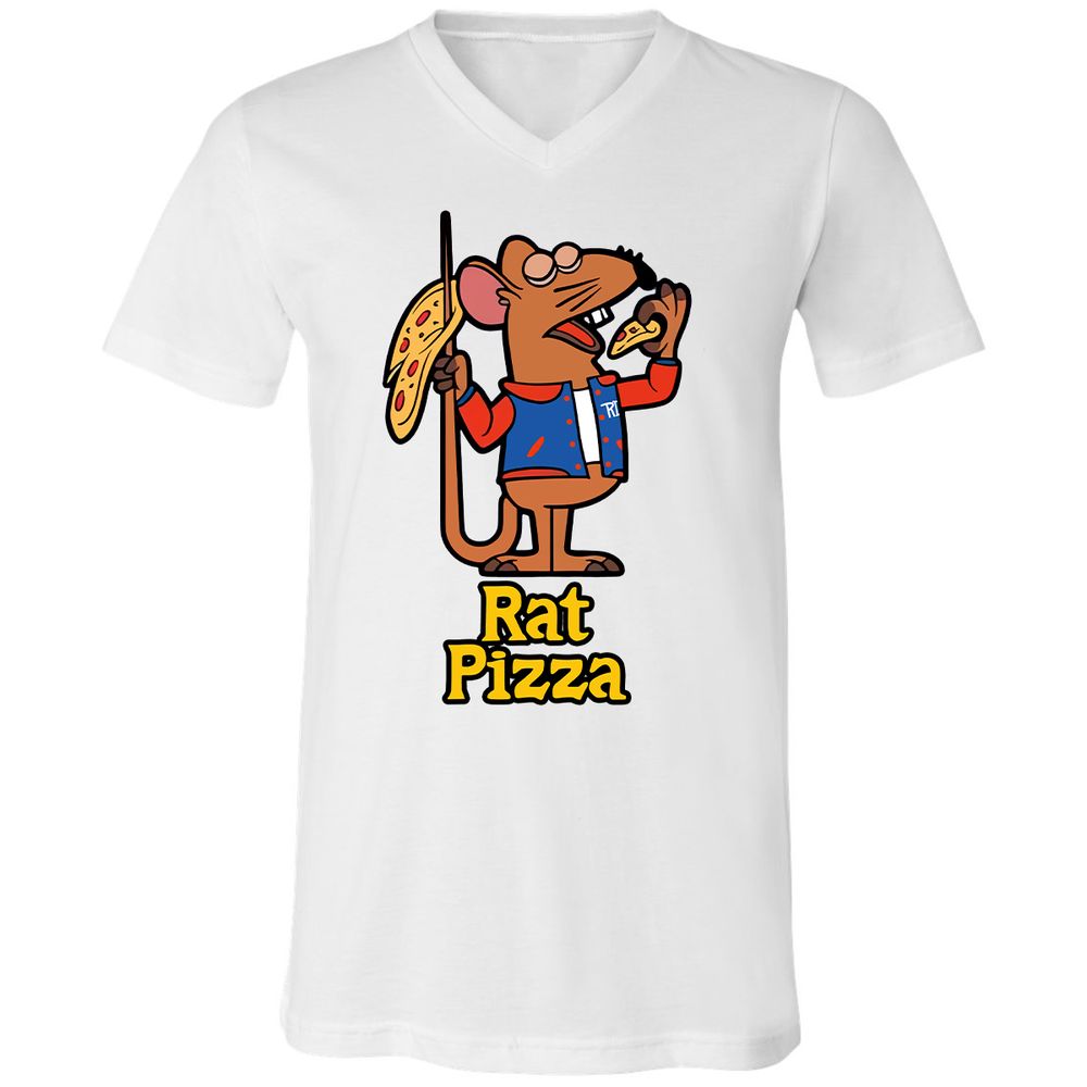 Unisex V-Neck T-Shirt - JKAQKS1X - White - 1