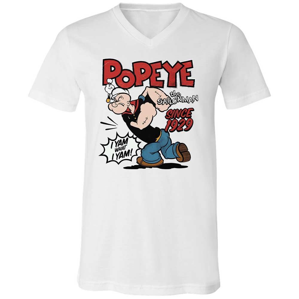 Unisex V-Neck T-Shirt - VTB7XSS7 - White - 1
