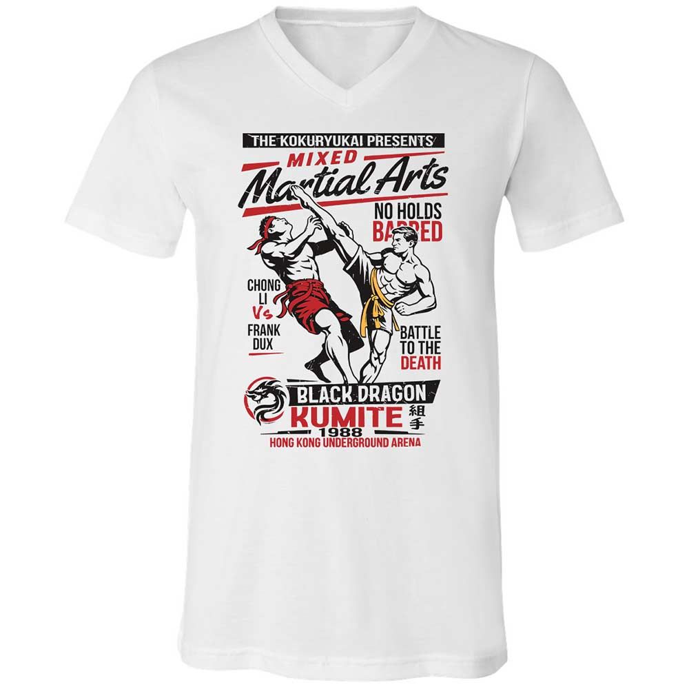 Unisex V-Neck T-Shirt - NRA1TA23 - White - 1