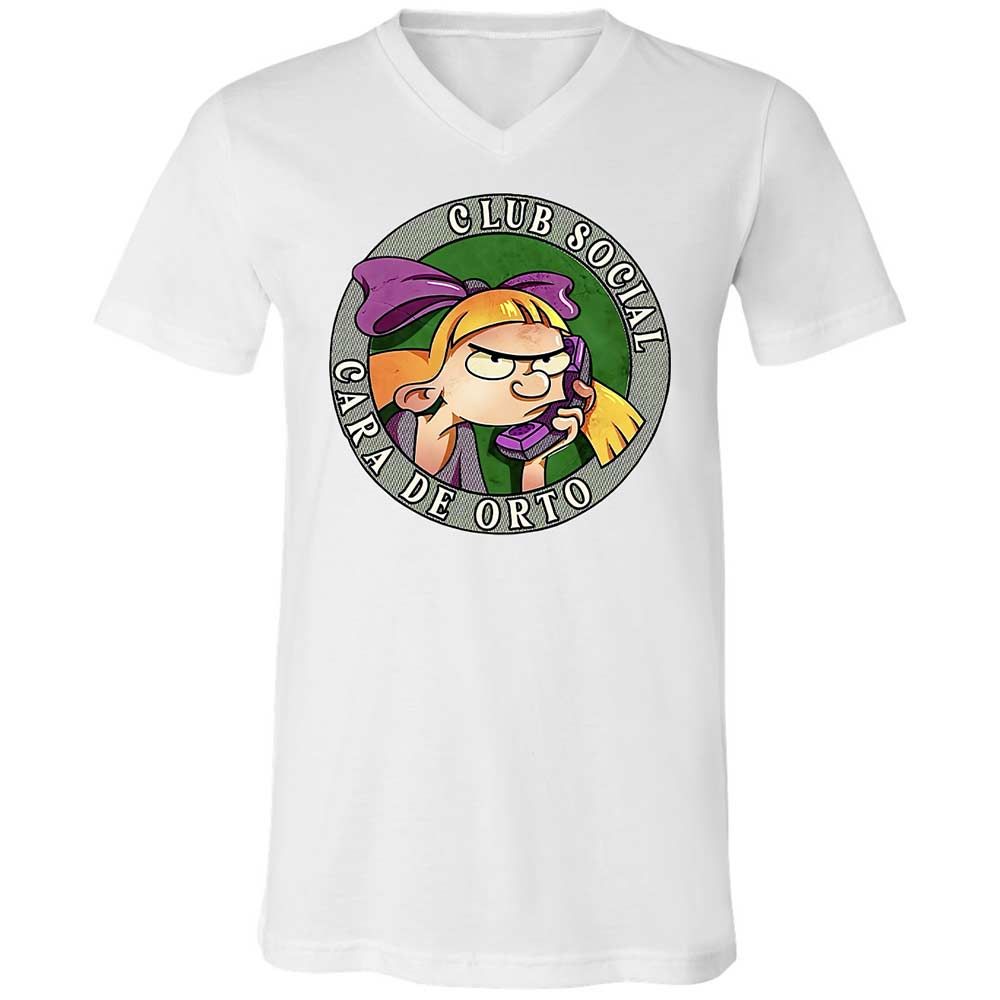 Unisex V-Neck T-Shirt - 359HZ5WF - White - 1