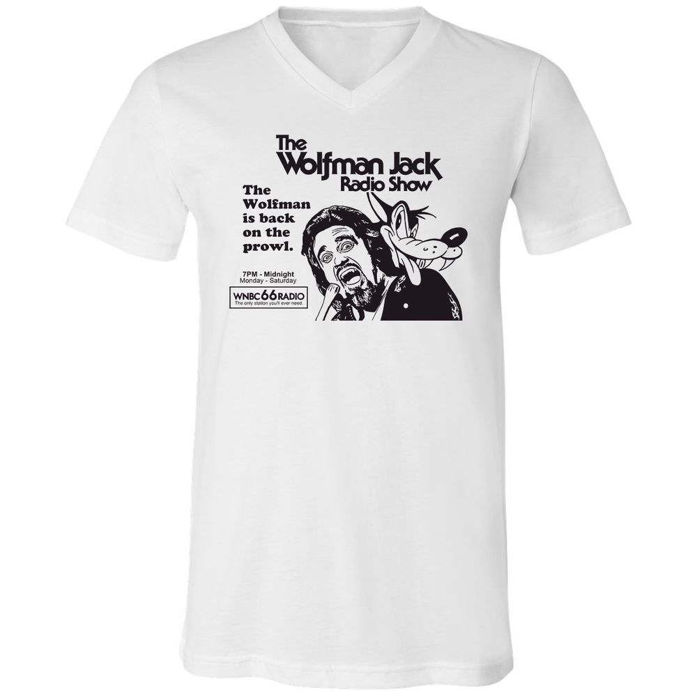 Unisex V-Neck T-Shirt - VGHV4GRX - White - 1
