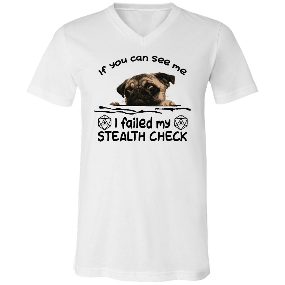 Unisex V-Neck T-Shirt - ED6745N5 - White - 1