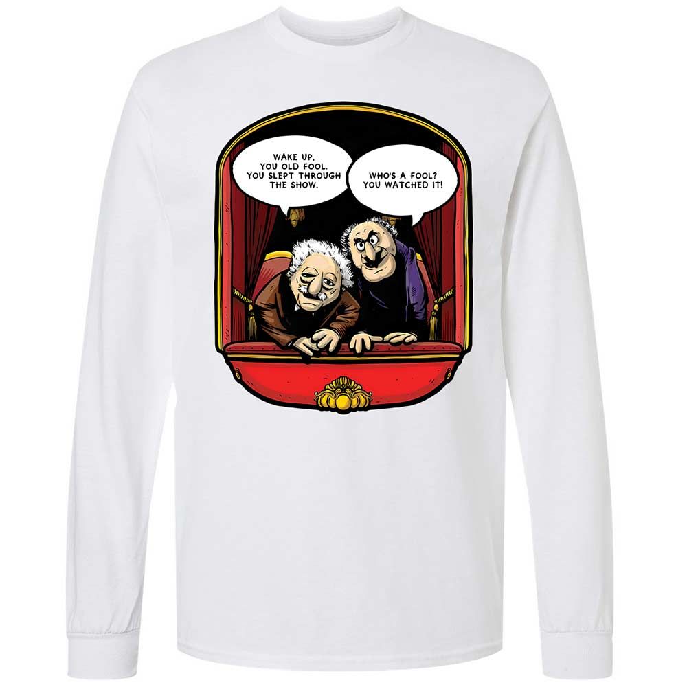 Statler and Waldorf (Wake Up) - White - 1