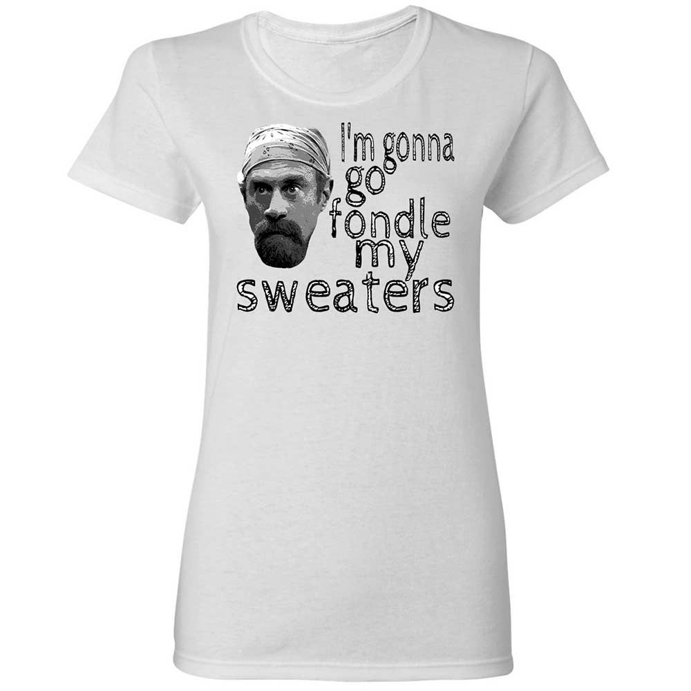 Fondle my sweaters - White - 1