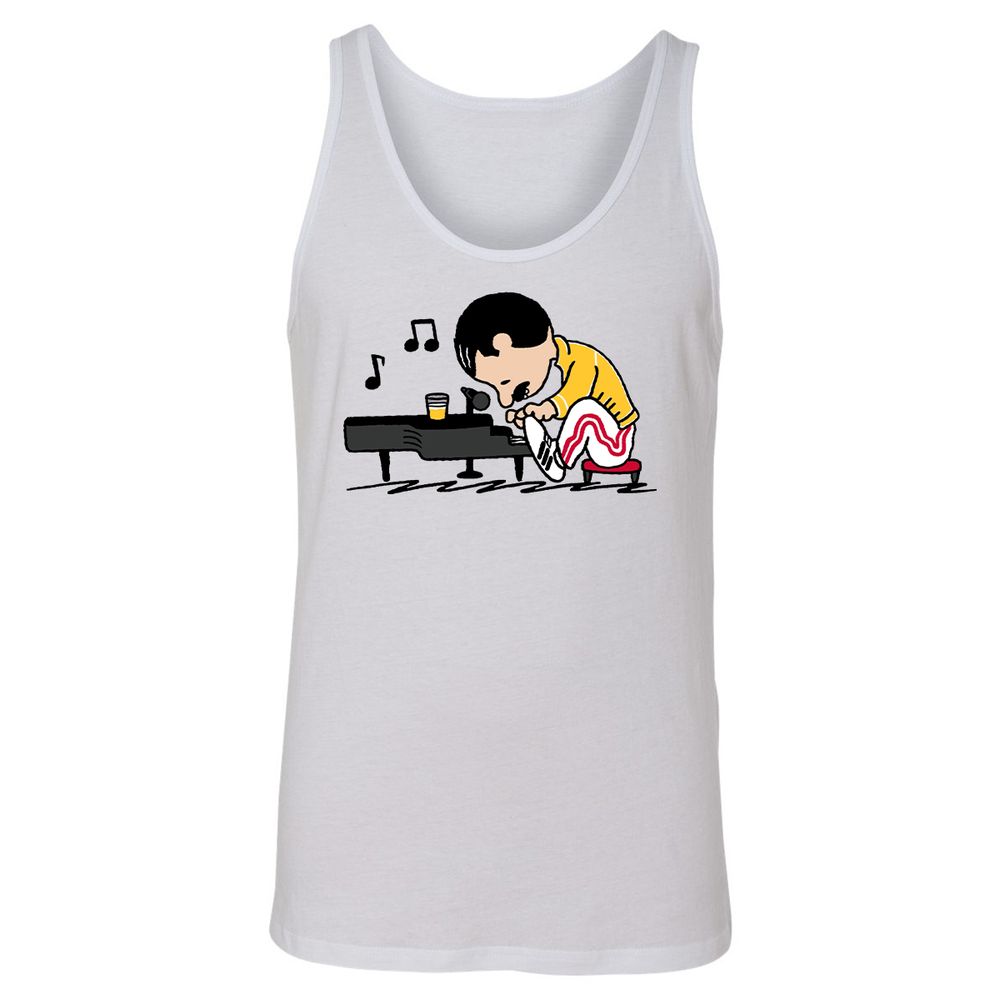 Unisex Jersey Tank - 6L67D24Y - White - 1