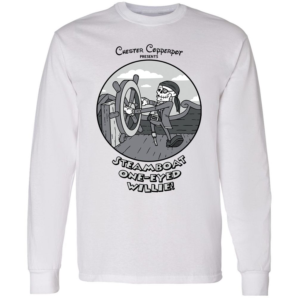 Long Sleeve T-Shirt - CSKM7NZY - White - 1
