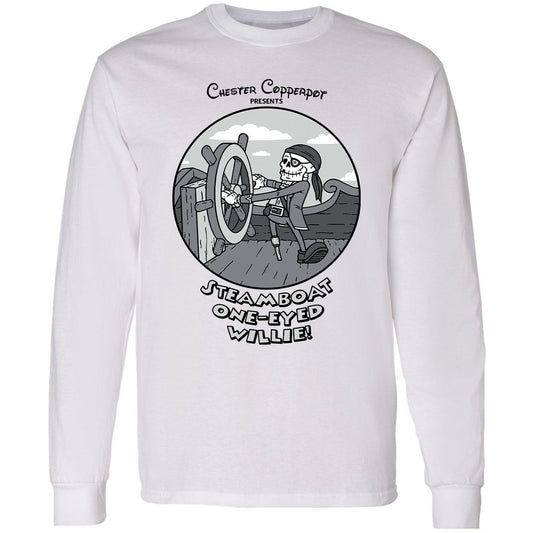 Long Sleeve T-Shirt - CSKM7NZY - White - 1