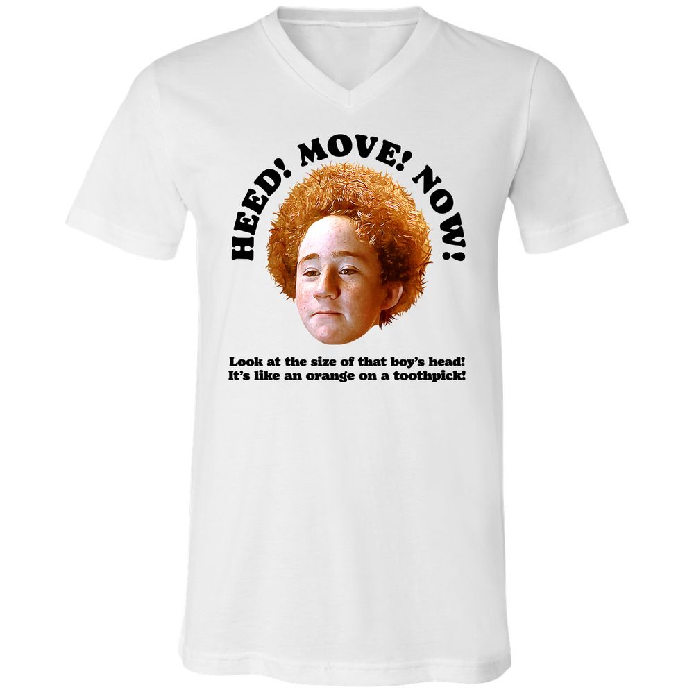 Unisex V-Neck T-Shirt - XS3AJJ47 - White - 1