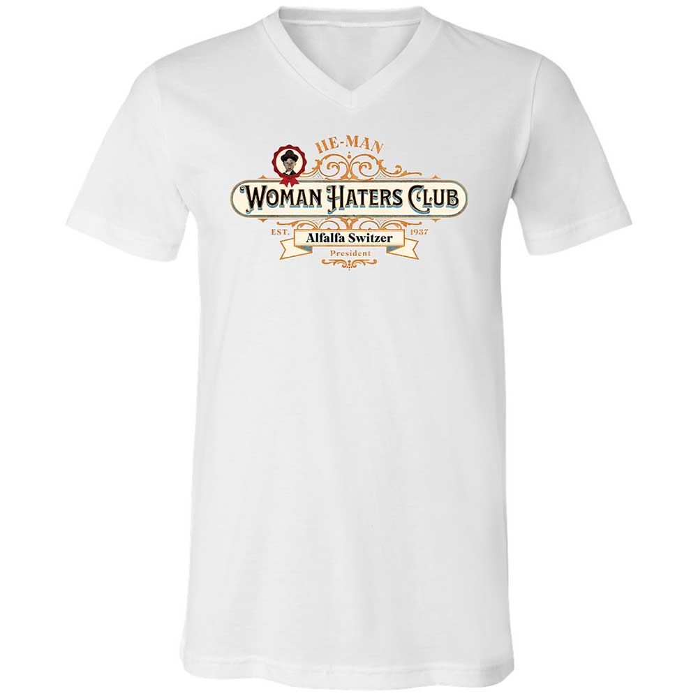 Unisex V-Neck T-Shirt - ZRWKEH1F - White - 1