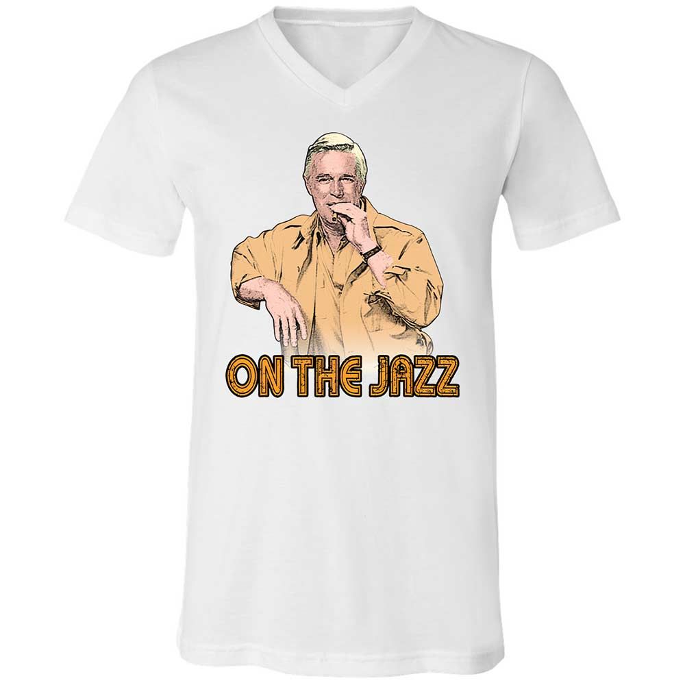 Unisex V-Neck T-Shirt - ZB25GMHY - White - 1