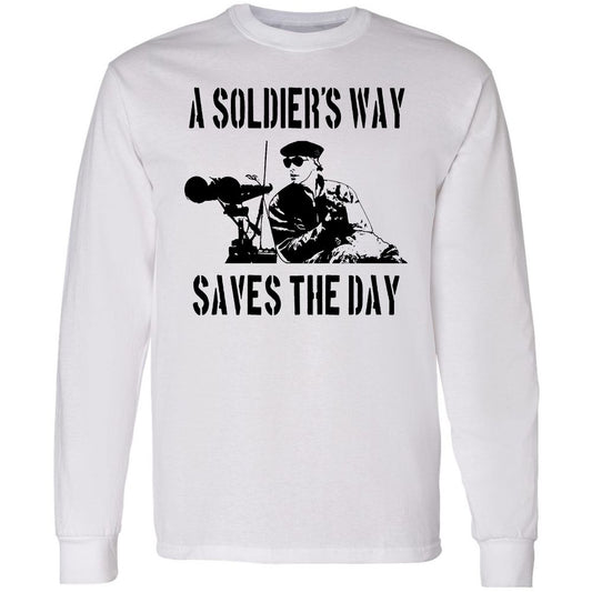 Long Sleeve T-Shirt - LBYWA434 - White - 1