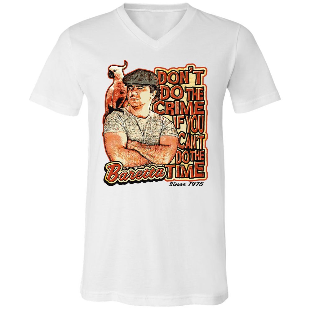 Unisex V-Neck T-Shirt - RZCLDQHH - White - 1