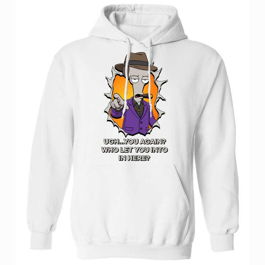 Classic Unisex Hoodie - QSART68F - White - 1