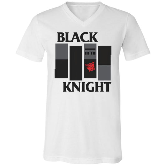 Unisex V-Neck T-Shirt - U84RCR2P - White - 1