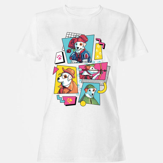 Women's T-Shirt - 9YUSUTKM - White - 1