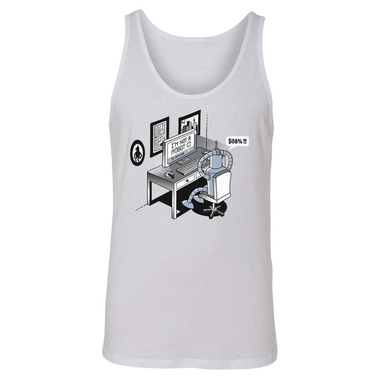 Unisex Jersey Tank - PFQBG3ZW - White - 1