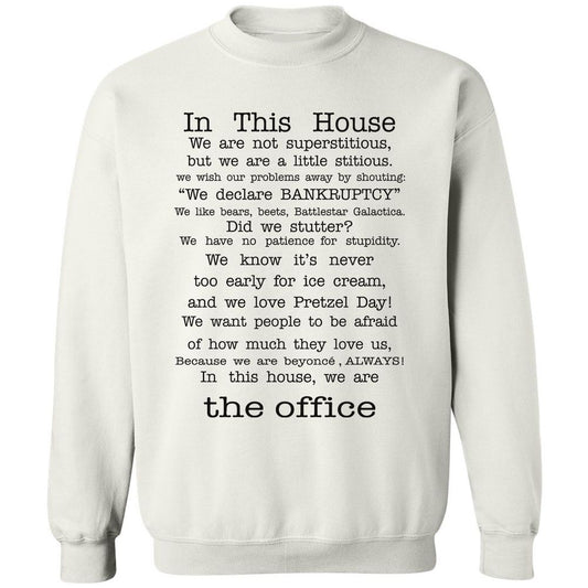 Classic Unisex Sweatshirt - Y8HNNAFM - White - 1