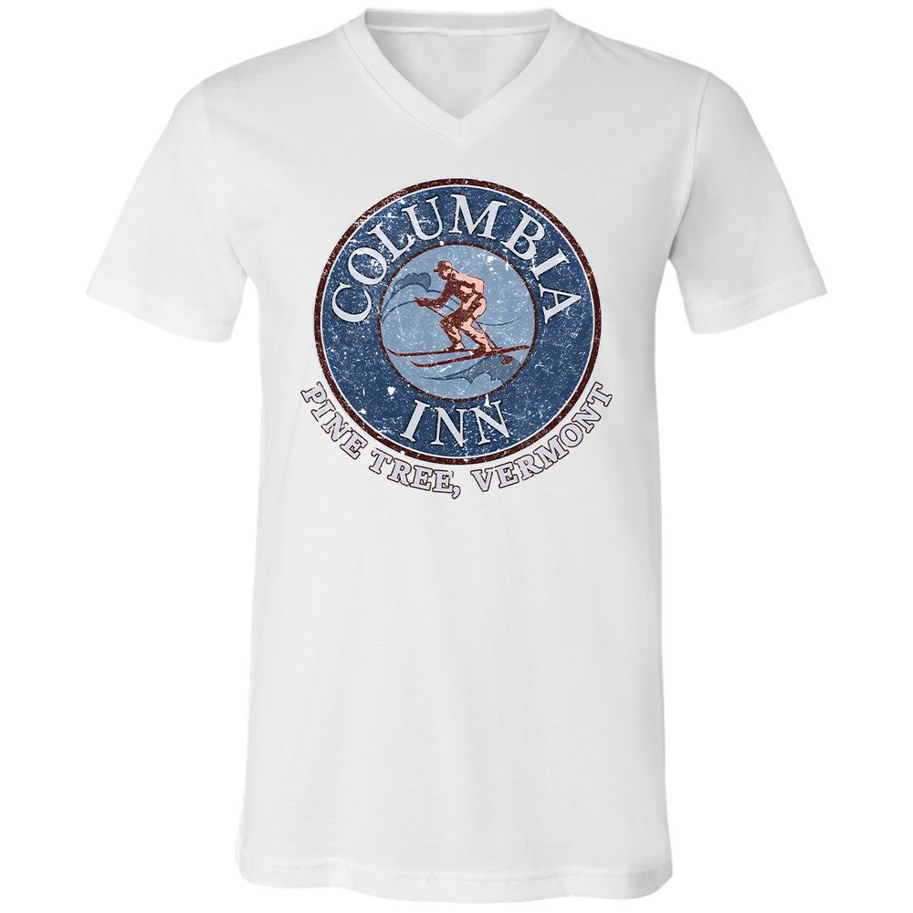 Unisex V-Neck T-Shirt - TWKWL3JX - White - 1
