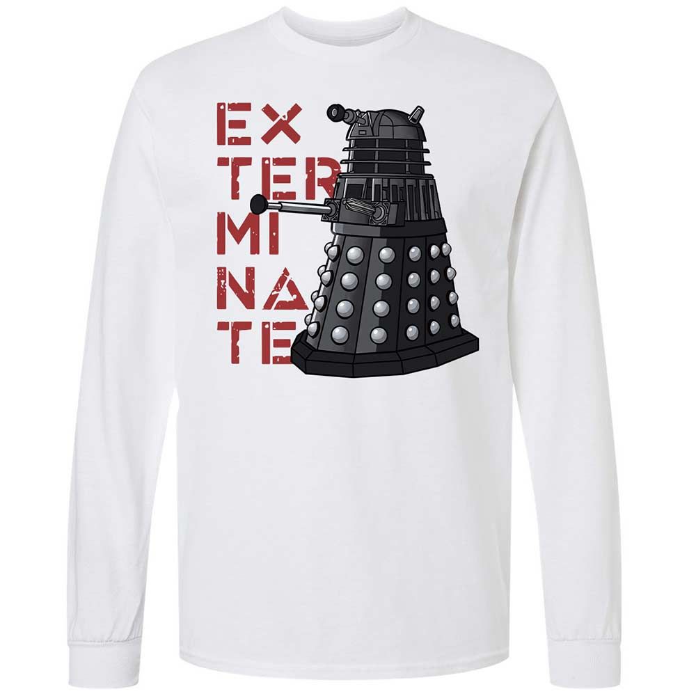 Dalek Exterminate - White - 1