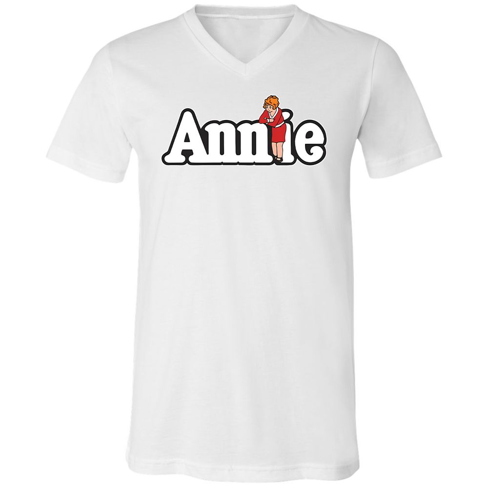 Unisex V-Neck T-Shirt - NQG1NV8N - White - 1