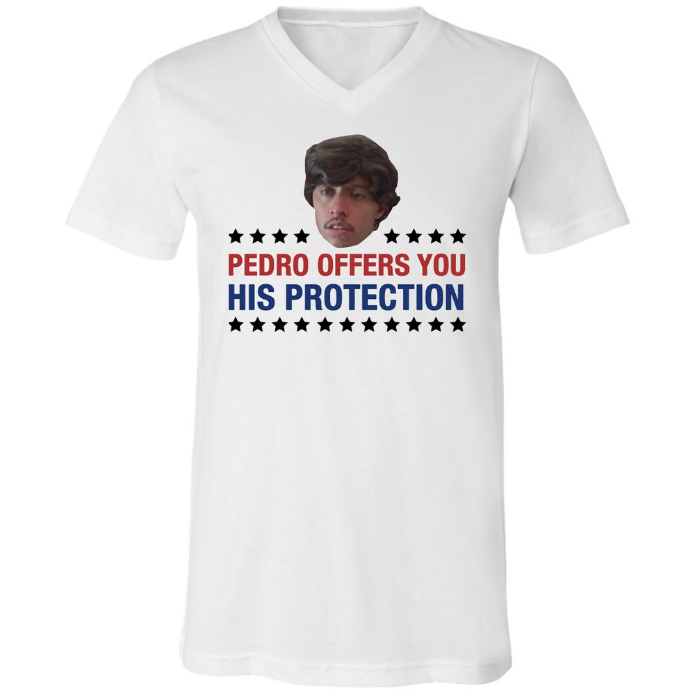 Unisex V-Neck T-Shirt - ABD3UGYG - White - 1