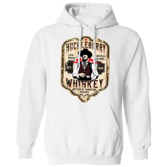 Huckleberry Whiskey Label - White - 1