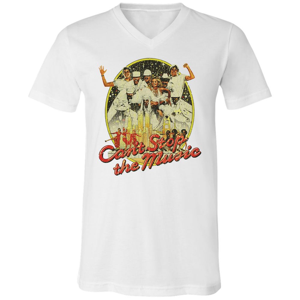 Unisex V-Neck T-Shirt - K2R1GJRP - White - 1
