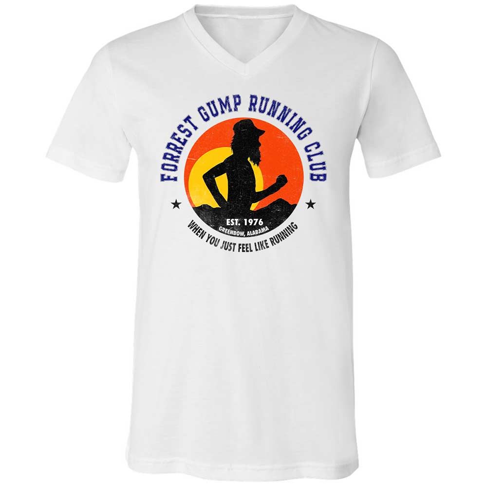 Unisex V-Neck T-Shirt - 5VK5WPBD - White - 1