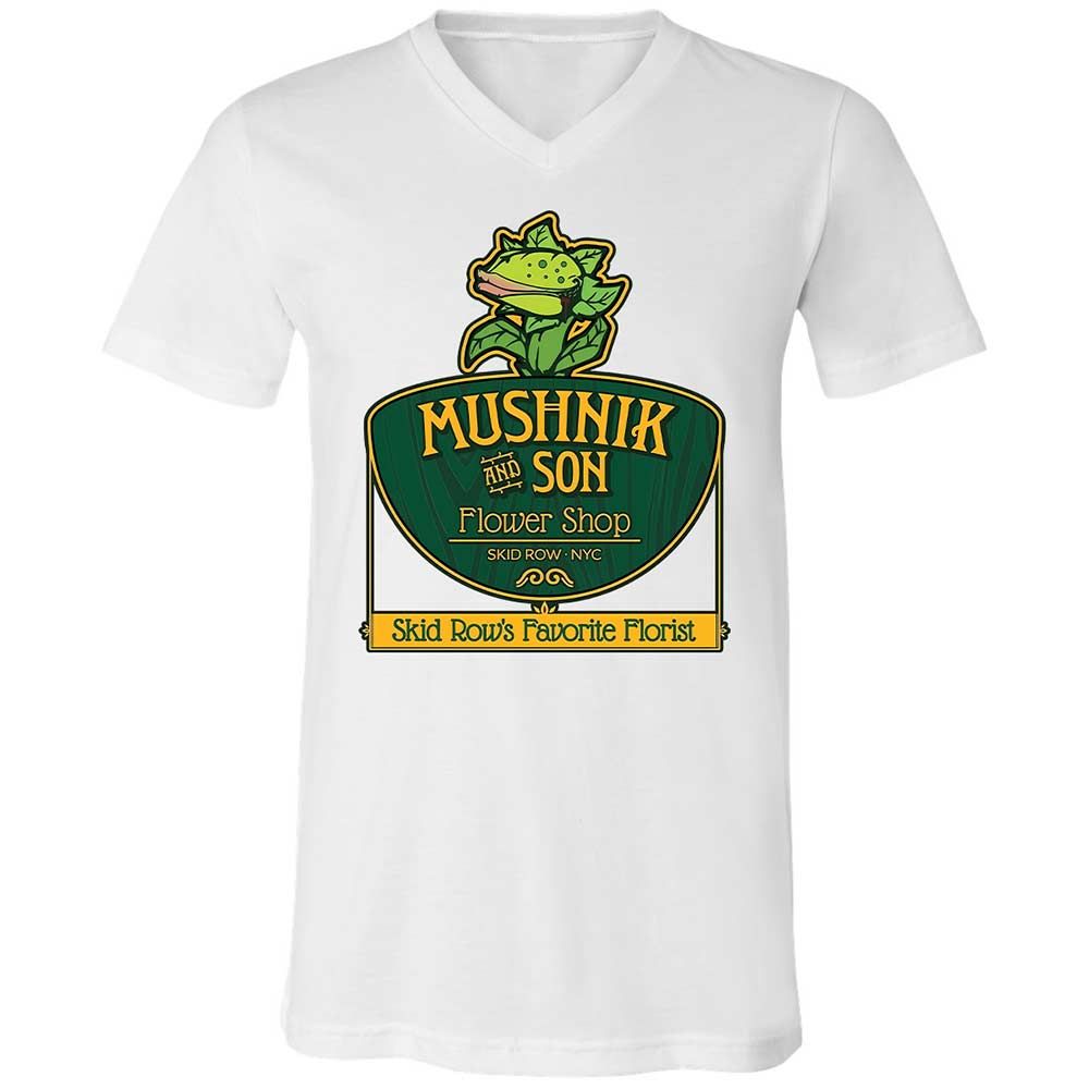 Unisex V-Neck T-Shirt - 9QDJFT3P - White - 1