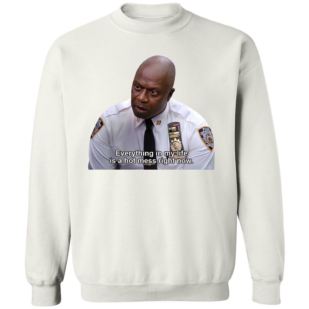 Classic Unisex Sweatshirt - MK8733AL - White - 1