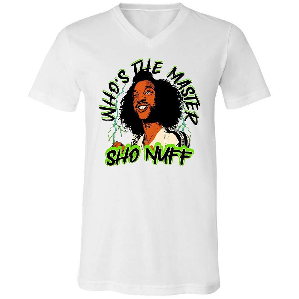Unisex V-Neck T-Shirt - R6H8CX6T - White - 1