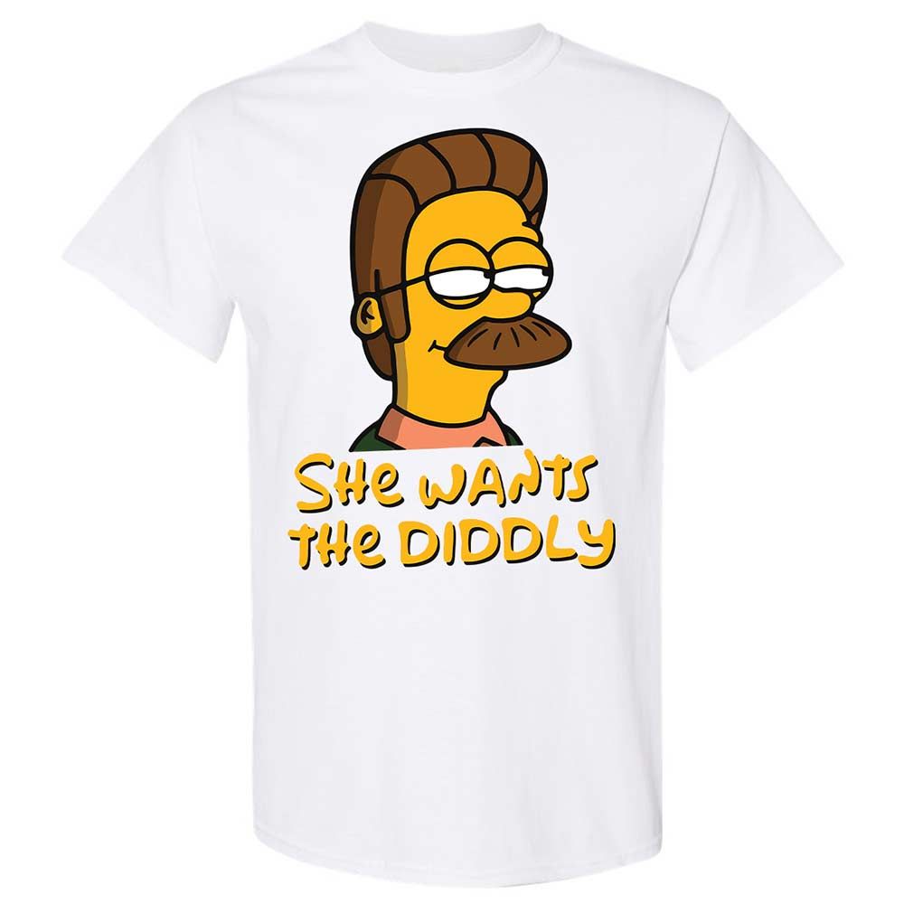 She Wants The Diddly - White - 1