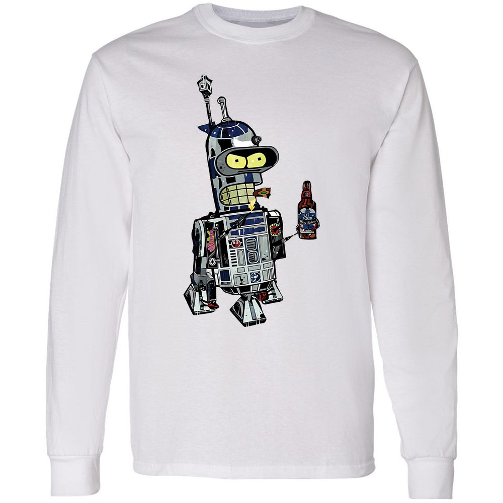 Long Sleeve T-Shirt - V9E9JGU5 - White - 1