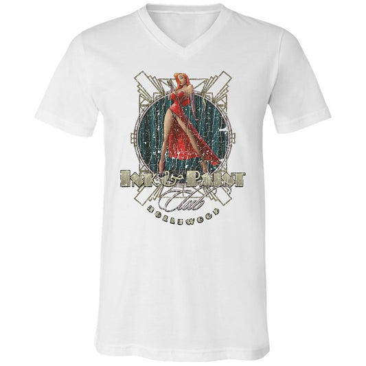 Unisex V-Neck T-Shirt - X47BAHWU - White - 1