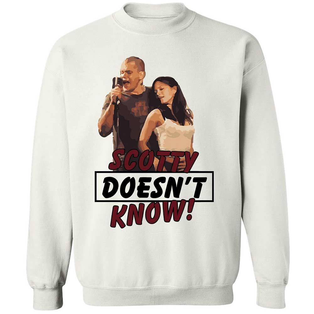 He Doesn't Know - White - 1