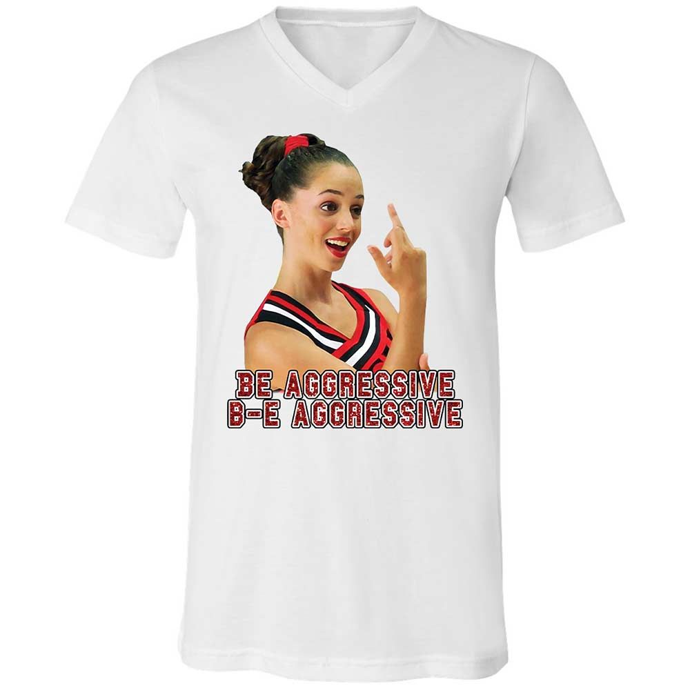 Unisex V-Neck T-Shirt - X23KM7CQ - White - 1