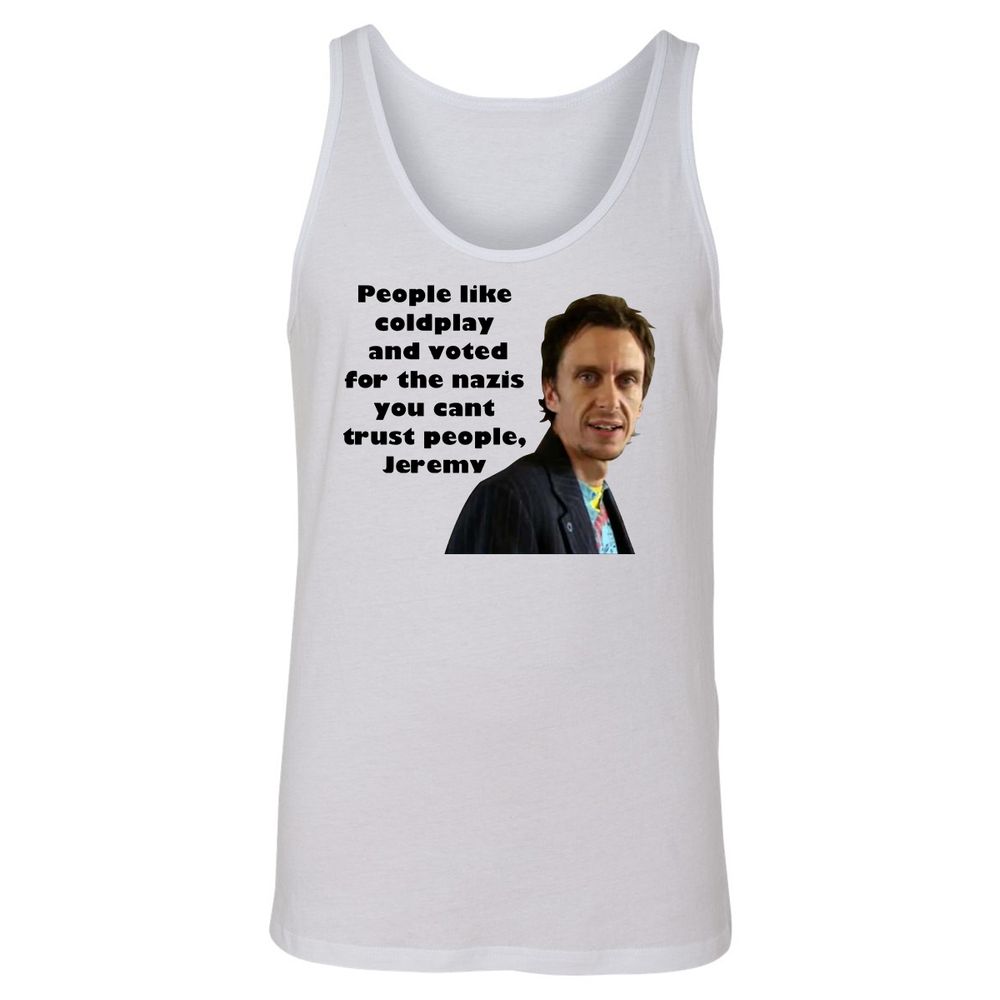 Unisex Jersey Tank - HTZJBBFK - White - 1