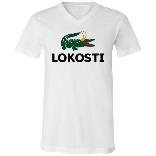 Unisex V-Neck T-Shirt - GNF58UEB - White - 1