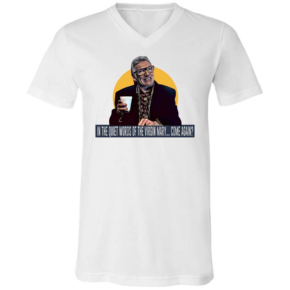 Unisex V-Neck T-Shirt - YCDNM1GN - White - 1
