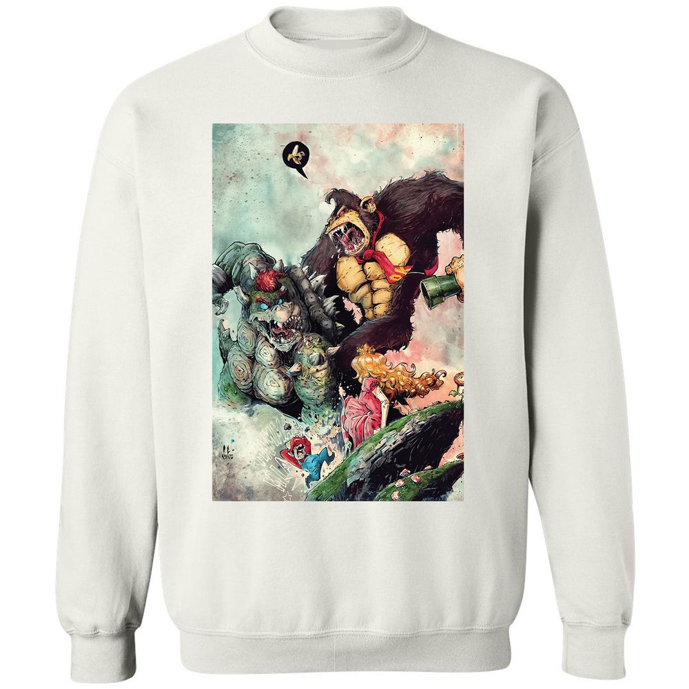 Classic Unisex Sweatshirt - WX3UADL8 - White - 1