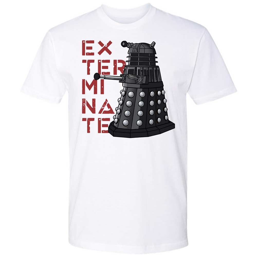 Dalek Exterminate - White - 1
