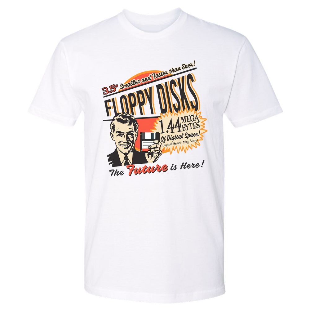 Floppy Disk Retro - White - 1