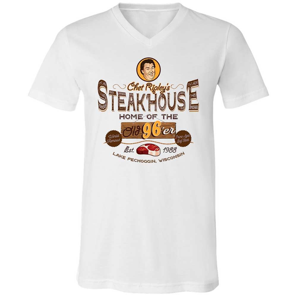 Unisex V-Neck T-Shirt - FFY6KWTR - White - 1