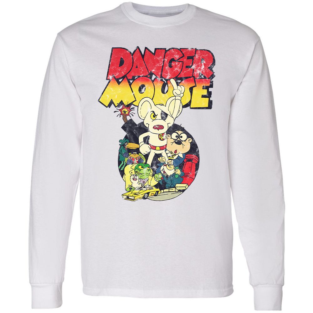 Long Sleeve T-Shirt - KDSH1GDK - White - 1