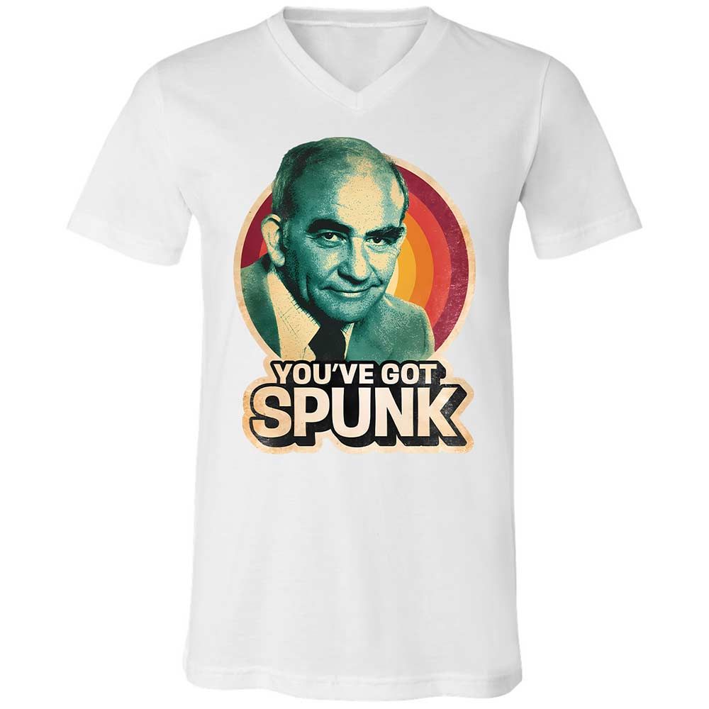 Unisex V-Neck T-Shirt - D66L5DAD - White - 1