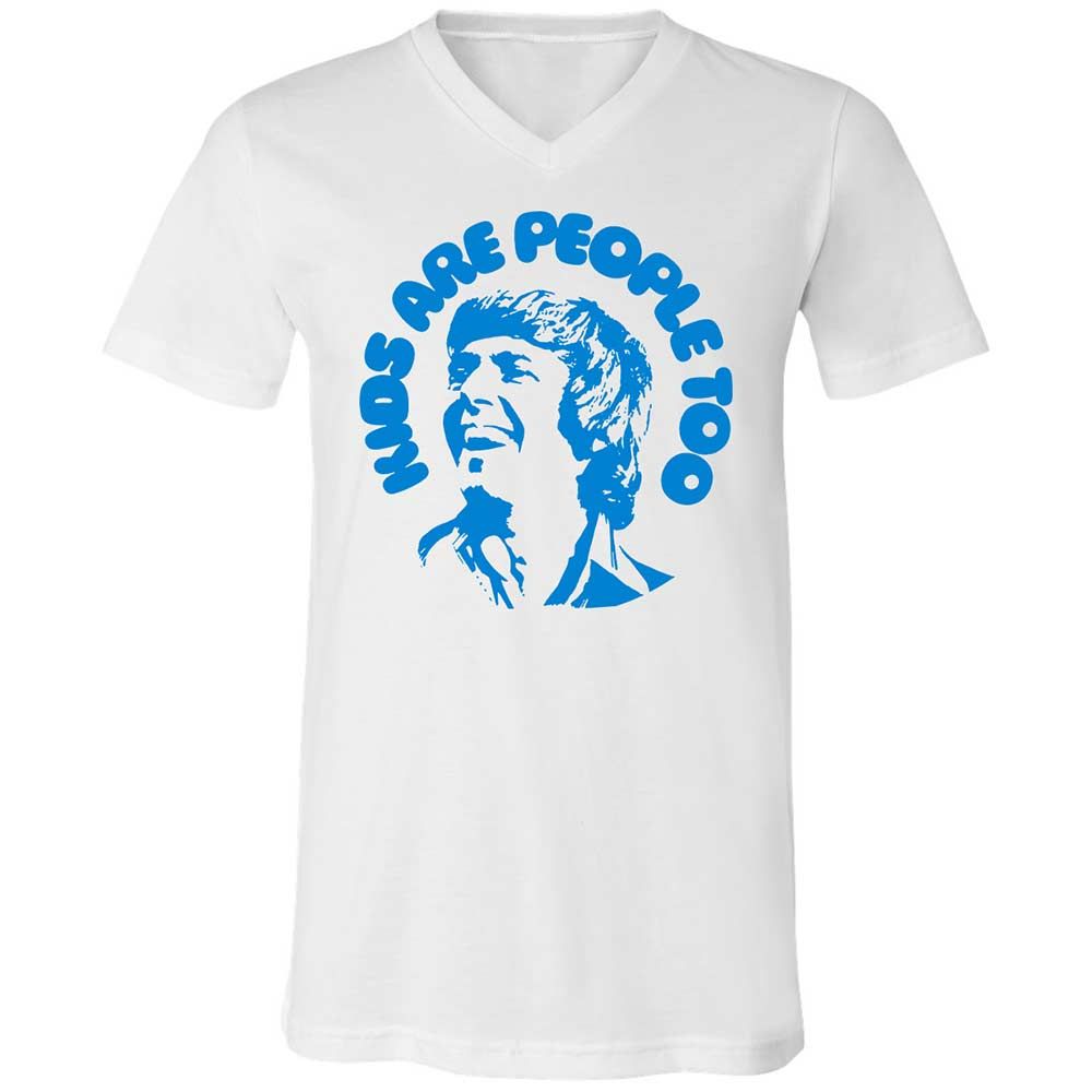 Unisex V-Neck T-Shirt - GEME3SJ5 - White - 1