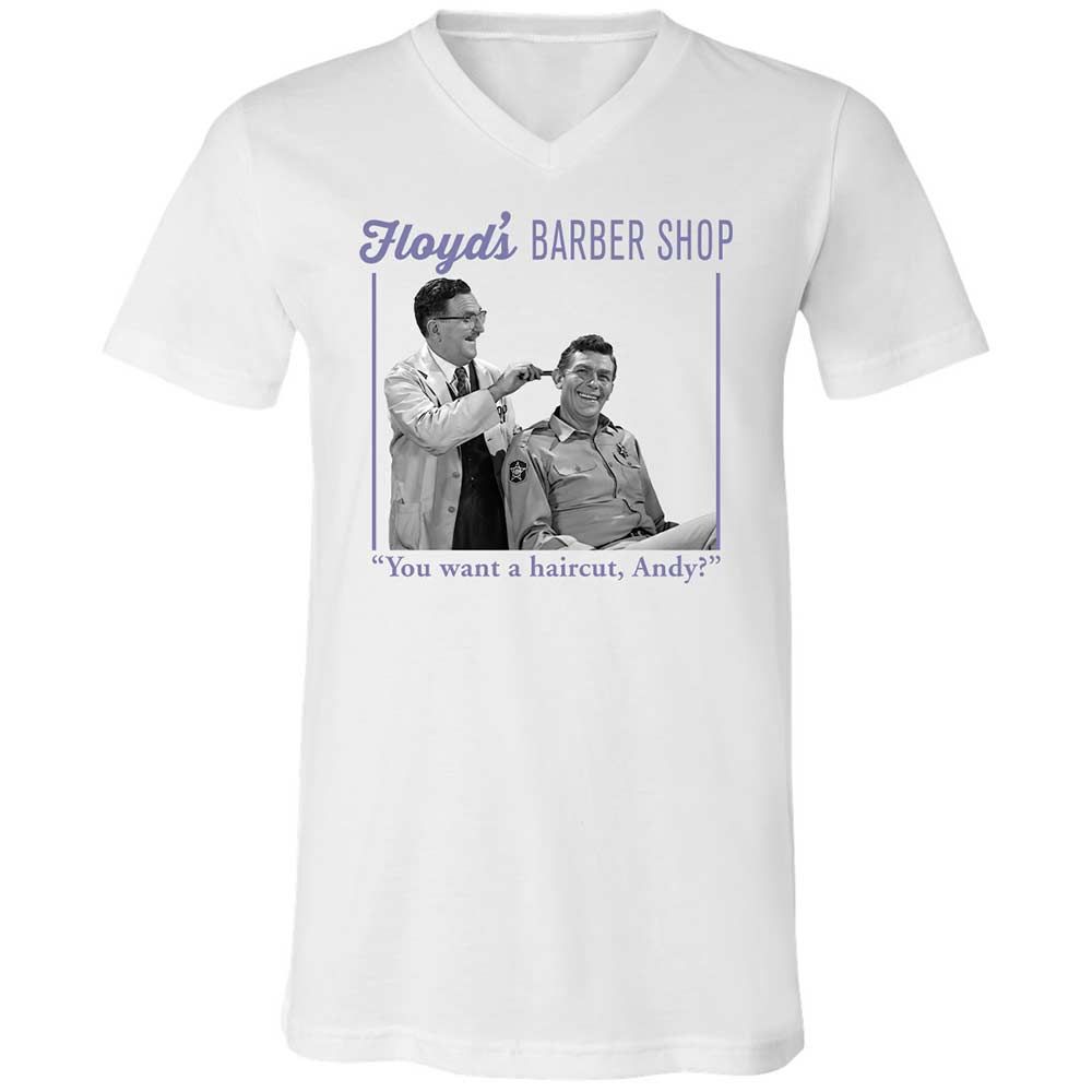 Unisex V-Neck T-Shirt - 7GGXYFWT - White - 1