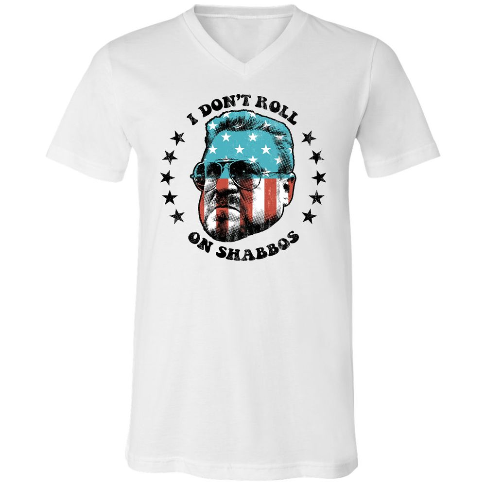 Unisex V-Neck T-Shirt - ZFX29XY1 - White - 1