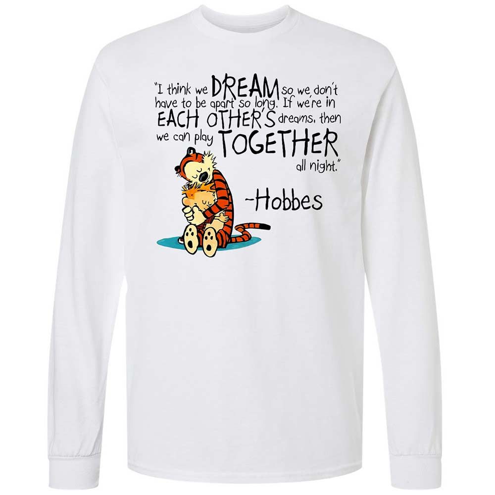 Calvin Hobbes Dreams - White - 1